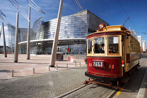Christchurch tram, New Zealand Photo